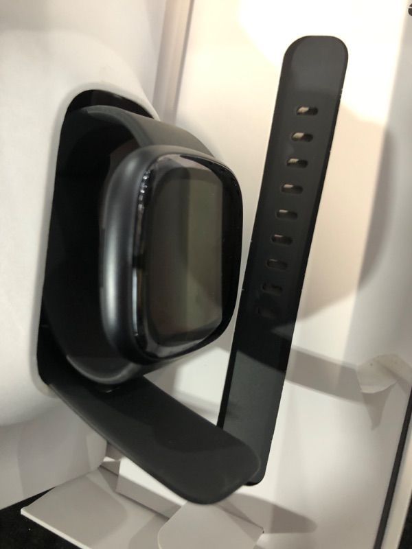 Photo 1 of ***FOR PART ONLY - SEE NOTES***Fitbit Sense 2 Advanced Health and Fitness Smartwatch with Tools to Manage Stress and Sleep, ECG App, SpO2, 24/7 Heart Rate and GPS, Shadow Grey/Graphite, One Size (S & L Bands Included)