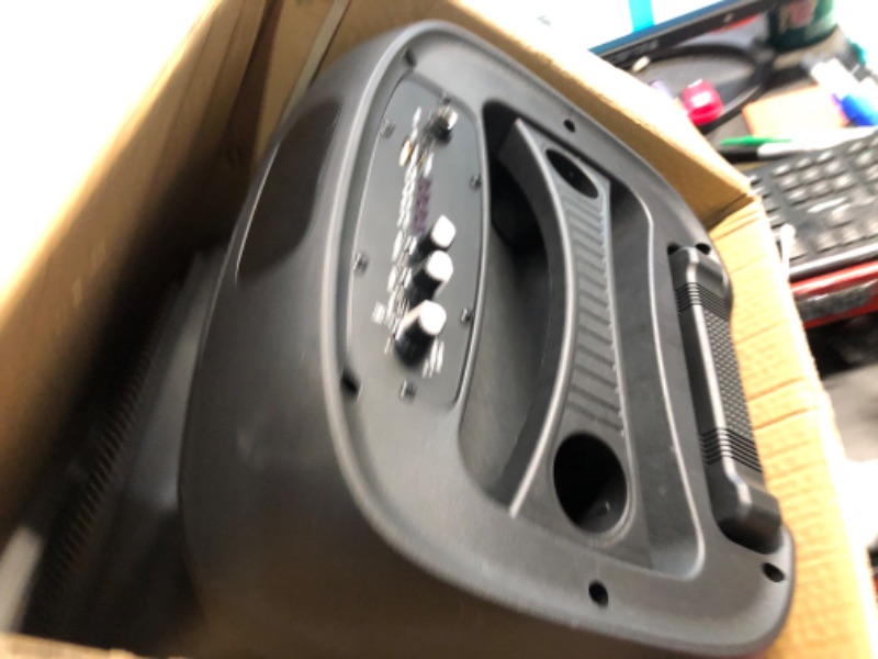 Photo 1 of ***STOCK PHOTO FOR REFERENCE ONLY*** Maxpower MPD1223 12" Bluetooth-Compatible Speaker w/Mic, Remote, and Stand