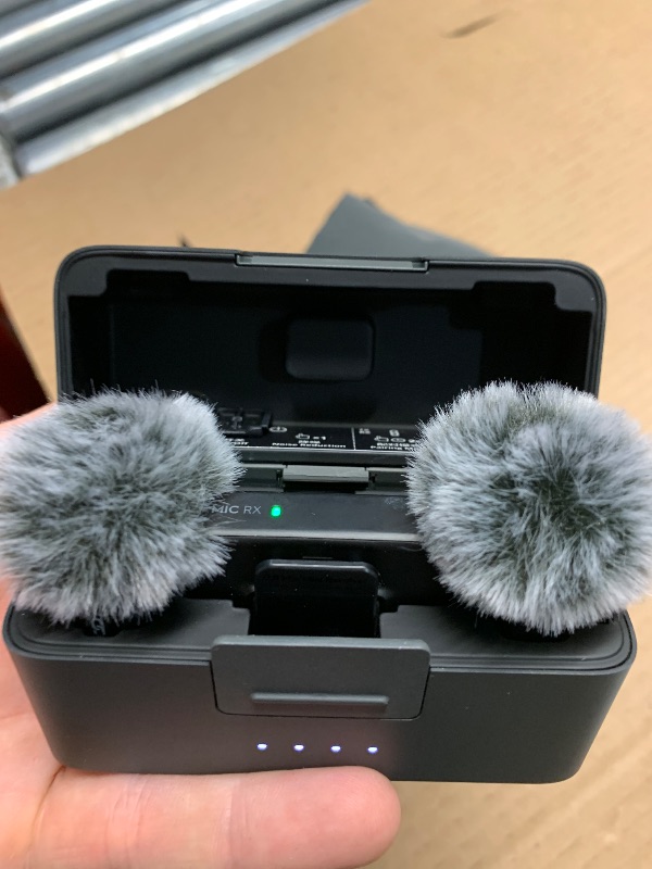 Photo 1 of ***MISSING PARTS***
DJI Mic Mini (2 TX + 1 RX + Charging Case), Wireless Lavalier Microphone for iPhone/Camera/Android, Ultralight, Detail-Rich Audio, 48h Use, Noise Cancelling, Automatic Limiting, Vlog, Streaming