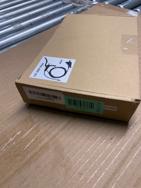 Photo 1 of ***MISSING PARTS***
DYISLAND LD-200 2-Pistons Hydraulic Disc Brake Set for ebike,2-PIN Power-Off Electric Bike Hydraulic Brake kit?Hydraulic Brake Kits with mounting Tools and Screws (Black-Rear1850mm-Single Set)