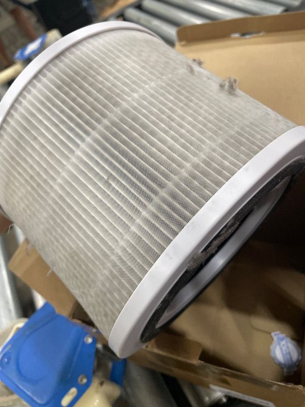 Photo 1 of *NEEDS TO BE VACUUMED* HAS LINT************ Levoit Core 300-P Air Purifier Genuine Replacement Filter, Core300S-P Filter, AHAM VERIFIDE, Supports HEPA Sleep Mode, High-Efficiency Activated Carbon, Removes Smoke Odor, Allergens,Core 300-RF,1Pack