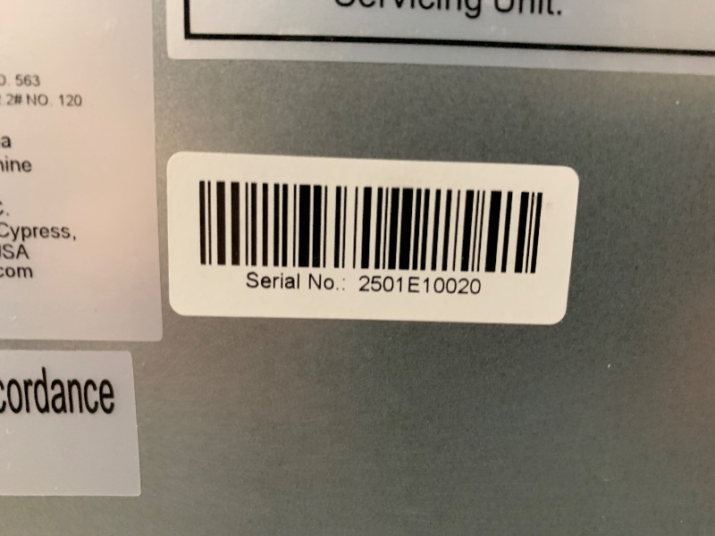 Photo 1 of ***DAMAGED - SEE NOTES/PICTURES***
Newair 15" Undercounter Nugget Ice Maker, Pebble Ice Maker Producing 66 lbs. Daily, Built-in or Freestanding in Stainless Steel, Sonic Ice Makers for Home, Bar, Restaurant