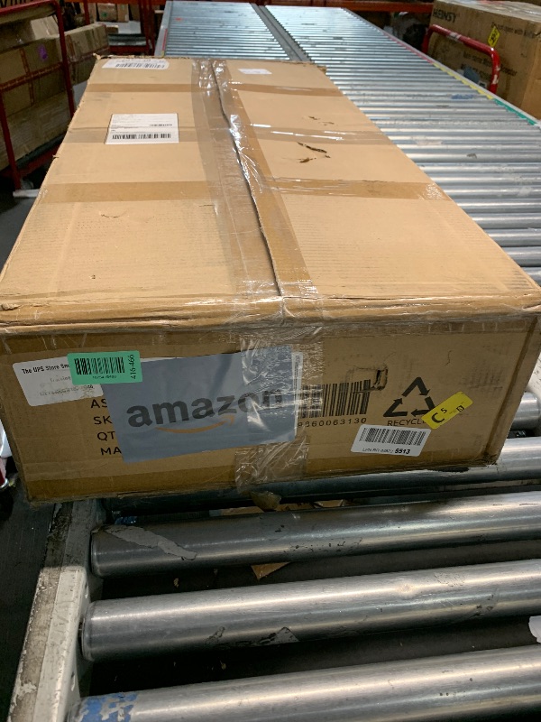 Photo 1 of ***FOR PARTS ONLY*** Olee Sleep 18 Inch Heavy Duty Steel Slat Anti-Slip Support, Easy Assembly Platform Bed Frame, Noise Free Steel Mattress Foundation, Maximum Storage, No Box Spring Needed, Black, King Size