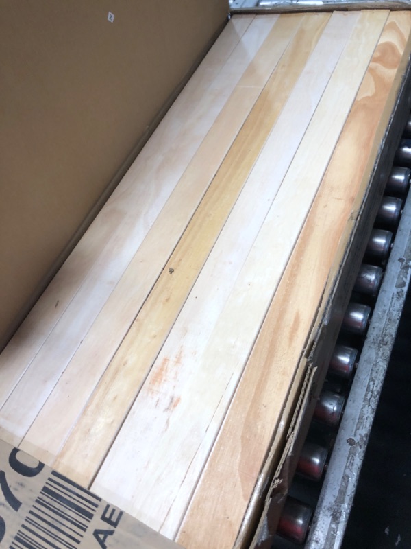 Photo 1 of ***PARTIAL SET (BOX 1 OF2) - PRICE ADJUSTED***
***TRUCK/TRAILER PICKUP ONLY***
Ball & Cast Twin Over Twin Size Bunk Bed with Two Drawers and Slide,Wood Bunkbed w/Full-Length Guardrails & Storage Convertible Ladder,Space Saving,Slat Support,Bedframe for Ch