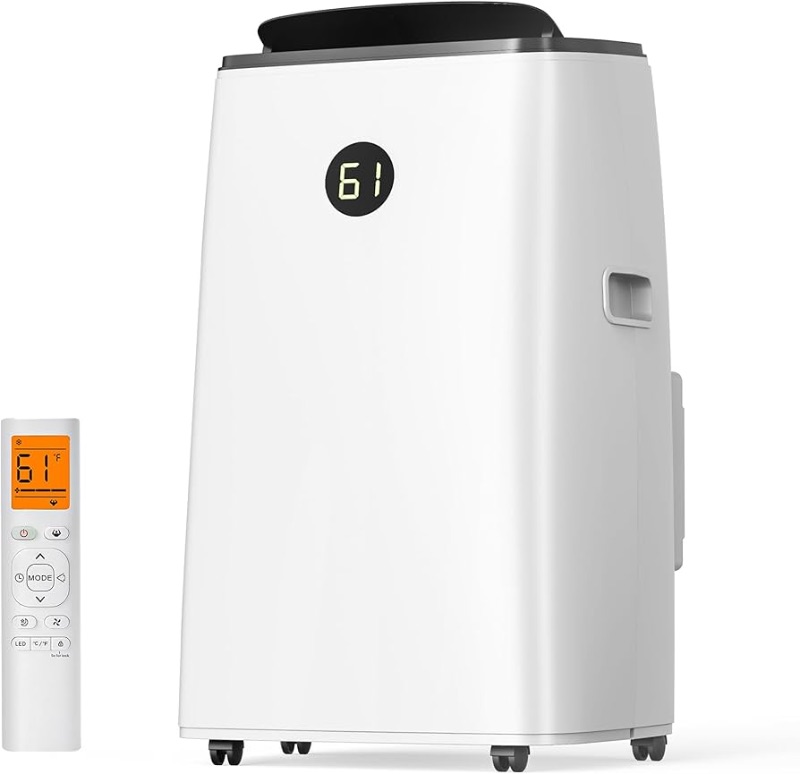 Photo 1 of ***FACTORY SEALED***
Humhold 14000BTU Portable Air Conditioners with Remote Control, Dehumidifier & Fan Mode, Floor Stand up Cooling Portable AC Unit for Large Room up to 700 sq.ft, Sleep,Timer & Auto Swing Function