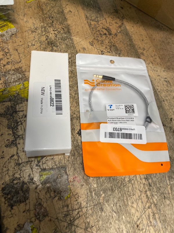 View 3 of ******* BUNDLE ITEMS*******

CableCreation 3.5mm Aux Cable 0.45meter(18inches), Short Male to Male 1/8 Audio Auxiliary Cord Braided Hi-Fi Sound for Car, Speaker, Home Stereos, Smartphone++++++++++HTDYOO S Video Cable, S-Video Cable 4 pin Connector Male to