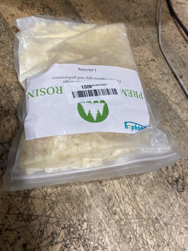 View 2 of 1.1 Pound Pine Resin Natural Pine Resin for Beeswax Wraps Food Grade Good Grip and Performance Ideal for Musicians Athletes Dancers and DIY Projects (1.1, Pounds)