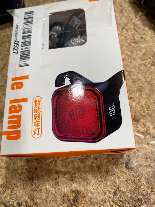 Photo 1 of ?2025 Upgraded Version? Smart Bike Tail Light with Digital Battery Display, 6 Modes Auto Bike Brake Rear Light, Auto Sleep & Motion Activation, IPX6 Waterproof,USB-C Rechargeable LED Warning Light