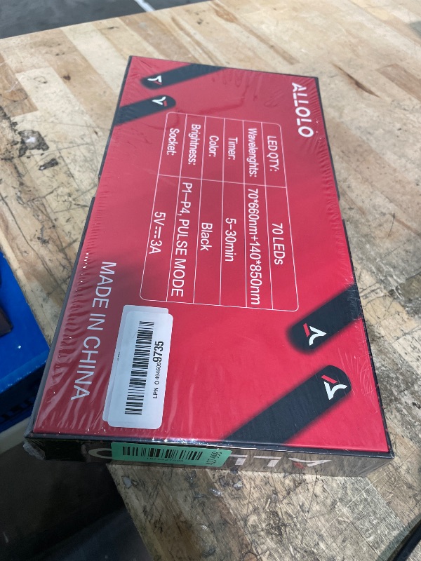 Photo 1 of **FACTORY SEALED** ALLOLO Red Light Therapy for Body, 3 in 1 LEDs Red Light Therapy Belt with Timer Remote Control, 660nm 850nm Infrared Light Therapy Pad for Body Waist Shoulder Knee, 12.6" x 6.3" Large Area