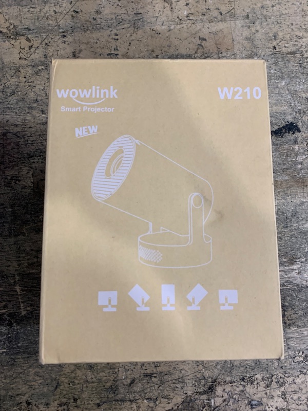 Photo 1 of [Built-in Apps & 2026 Upgraded] Mini Projector with WiFi 6 and Bluetooth 5.4 Support 4K 1080P Auto Keystone 180° Rotatable Projector Portable Compatibile with HDMI/TV Stick/Memory Stick/Laptop, White
