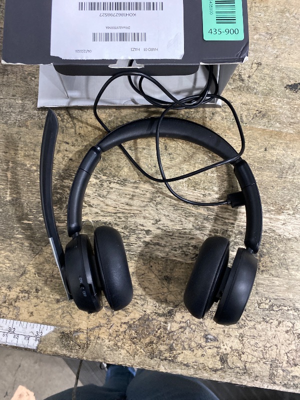 Photo 1 of (2025 Upgraded) Wireless Headset with Mic for Work, Bluetooth Headset with Noise Canceling Microphone with Dongle, Charging Base & Mic Mute, Wireless Headphones for Work from Home/PC/Computer