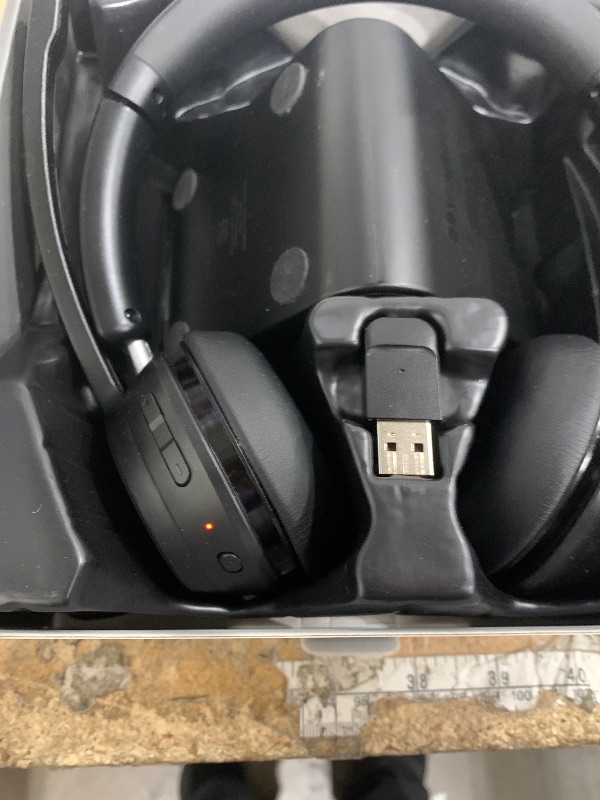 Photo 1 of (Upgraded Version) Wireless Headset, Bluetooth Headset with Noise Cancelling Microphone, Best Headphones with Mic Mute & USB Dongle for PC/Computer/Laptop/Cell Phones/Remote Work/Call Center
