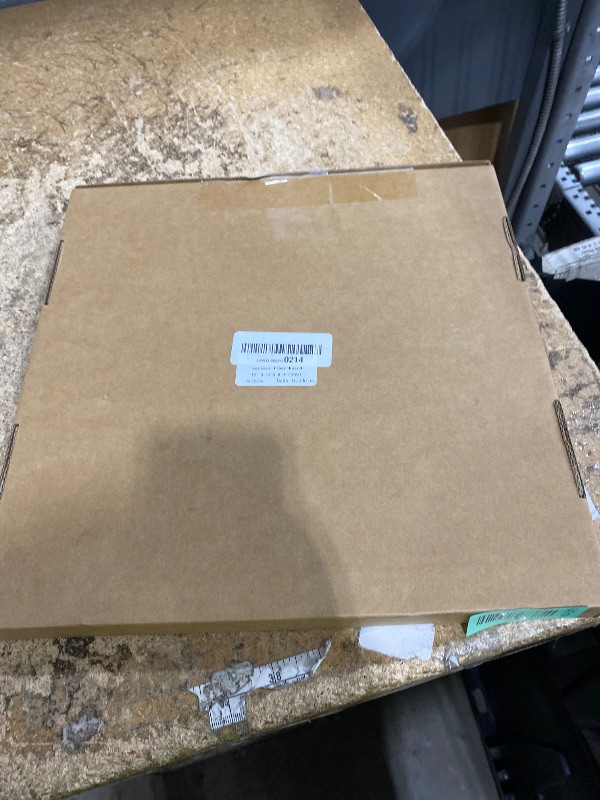 Photo 1 of 1 Pcs 12" X 12" X 0.4" Ceramic Fiber Insulation Board,Fireproof Insulation Board,Flame Retardant, Heat Resistant,High Temperature Tool for Wood Stove Fireplaces Furnaces Forges Kiln (2300F)