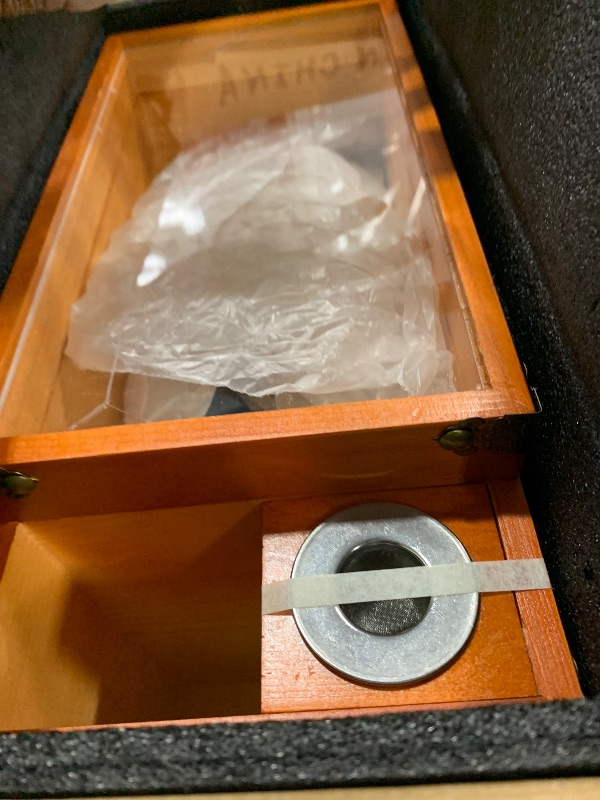 Photo 1 of *** CHECK COMMENTS****        Old Fashioned Smoker Kit – Premium Wooden Gift Box for Whiskey & Cocktails, Electric Fan-Powered 2-in-1 Drink & Food Smoker, Bourbon Whiskey Gift for Men, Complete Set (Smoking Gun Not Required)