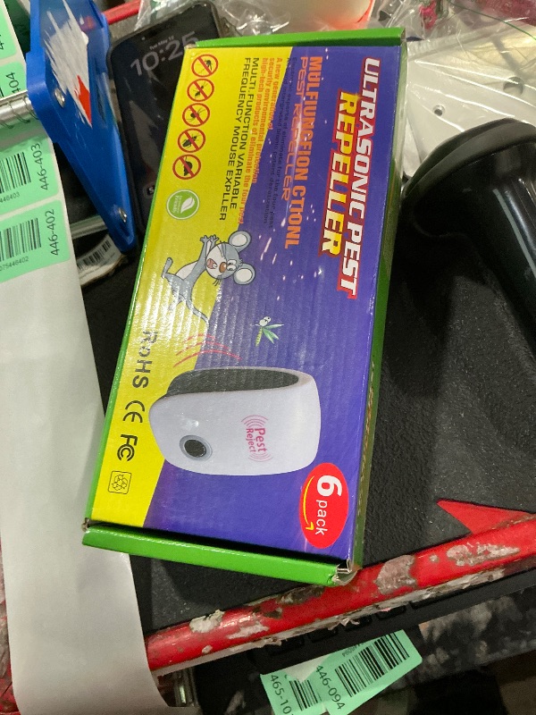 Photo 1 of ***4 in box****Ultrasonic Insect & Pest Repeller, Ultrasonic Mice Repellent for Insect, Roaches, Spiders, Ants, Bugs, Mosquitoes, Pest Control for House Garage RV Hotel, 4 Pack