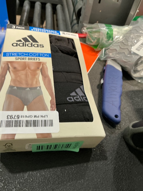 Photo 1 of **Only Two** Performance Stretch Cotton Brief Underwear (3-Pack) Designed for Active Comfort and All Day wear.