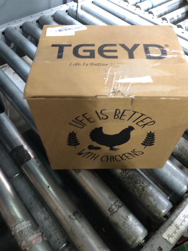 Photo 1 of ?Tgeyd Chicken Waterer - Chicken Water Feeder with 4 Water Cups - Automatic Chicken Waterer No Waste - Poultry Waterer with 2 Gallon for Chickens Ducks and Goose