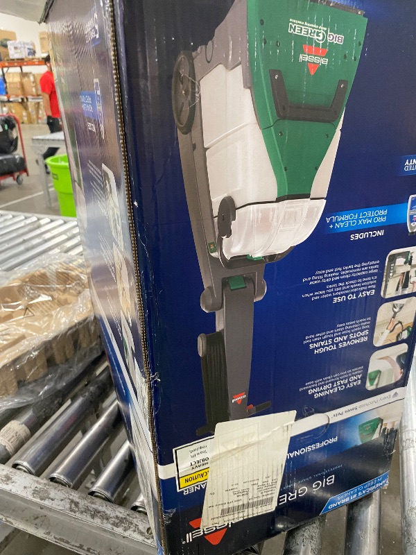 Photo 1 of ***MISSING PARTS***
BISSELL® Big Green® Professional Carpet Cleaner with XL DirtLifter PowerBrush, 9-inch Long Reach Hose, 6-inch Tough Stain Tool, Includes BISSELL PRO MAX Formula with Stain Protect Technology