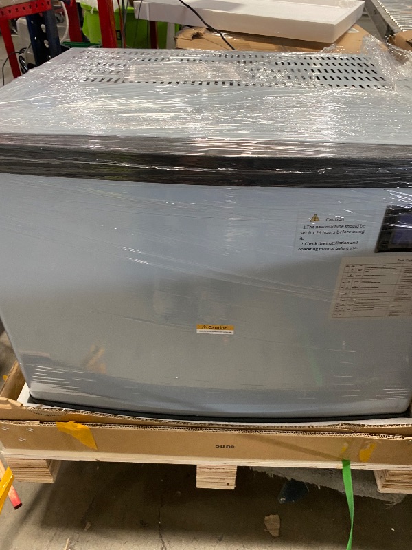 Photo 1 of (top only, missing fridge container) Commercial Ice Maker Machine 550 LB/24H, 30 in Wide Ice Machine with 440.9 LB Large Storage Bin, Clear Ice Cube Air Cooled Stainless Steel Ice Maker for Bar/Cafe/Restaurant/Business, 1340W