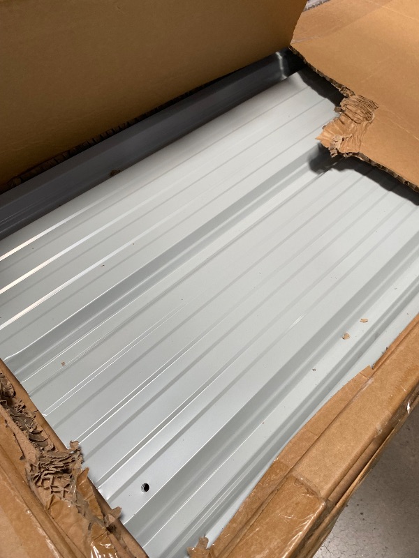 Photo 1 of **0NLY THE ROOF, MISSING POLES**Garvee 20x20 ft Metal Carport Kit, 120° Steep-Pitch Vertical Roof for Snow Shedding, 173" High-Clearance RV & Tractor Shelter, Heavy-Duty 2 Cars Car Port with Reinforced Frame
