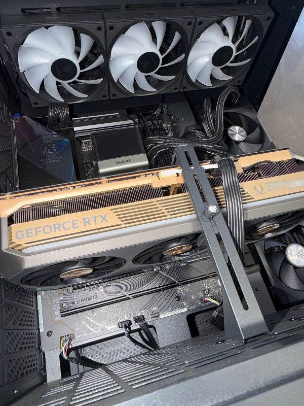 Photo 1 of ****ITEM DID NOT TURN ON WHEN PLUGGED IN** NONFUNCTIONAL AS IS***
ZOTAC MEK Gaming PC Desktop, NVIDIA GeForce RTX 5090 32GB GDDR7, AMD Ryzen 7 9800X3D Up to 5.2GHz, 32GB DDR5, 2TB NVMe SSD, 1200W 80+ Gold PSU, WiFi 7, Windows 11 Pro