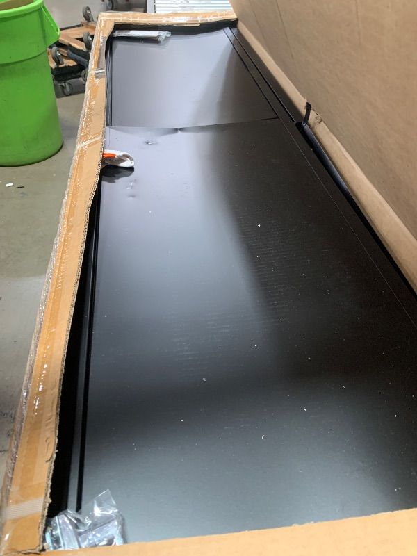 Photo 1 of *** SEE PHOTOS , READ NOTES *** INTERGREAT Black Metal Storage Cabinet Doors, 72" Locking Steel Storage Cabinet with Shelves, Tall Metal Cabinet Lockable Steel Cabinets for Home Office, Garage