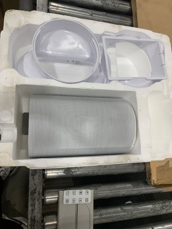 Photo 1 of **BLOWS HOT AIR** Garvee 14000Btu Portable Air Conditioner with Cooling/Dehumidify/Fan Mode Cools up to 750 Sq.Ft, 3 in-1 Quiet Portable AC Unit 3 Speed, Auto Swing, 24H Timer for Large Room