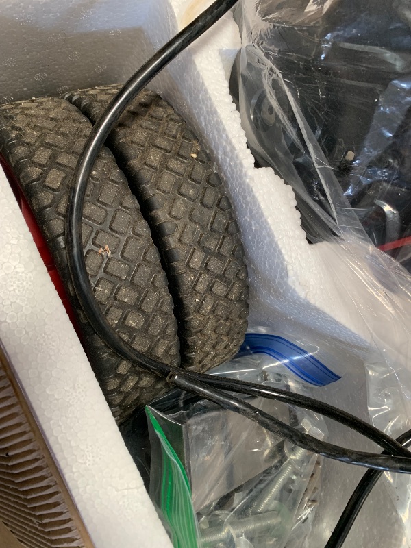 Photo 1 of **CABLE IS BOUND UP** VEVOR Drain Cleaner Machine 100 FT x 1/2 Inch, Auto Feed Sewer Snake Drain Auger on Wheels, Portable Drain Cleaning Machine with 8 Cutters & Air-Activated Foot Switch for 2" to 6" Pipes