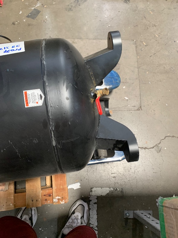 Photo 1 of **** PARTS ONLY , DAMAGED PIECE *** VEVOR 80 Gallon Air Compressor, 145PSI Oil Free Stationary Compressor Tank, 6.5HP 15.5SCFM@90 PSI, Quiet Compressor for Industrial Manufacturing, Workshops (220V/60Hz Single-Phase Power)