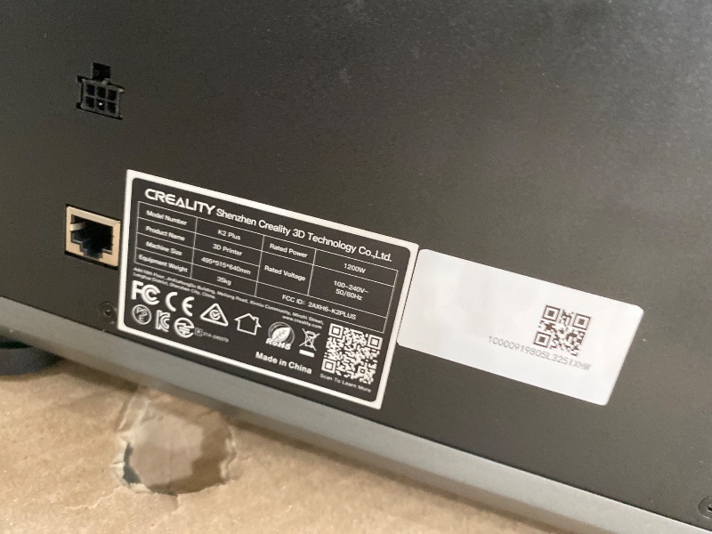 Photo 1 of **MISSING PIECES, FOR PARTS ONLY** Creality K1C High Speed 3D Printer