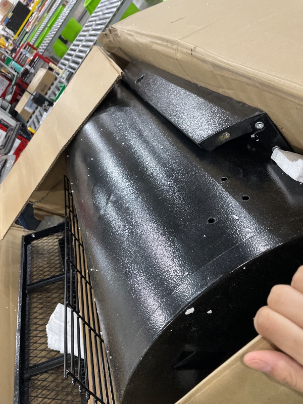 Photo 1 of ***********MISSING SMALL COMPONENTS, MINOR DINGS**************
Oakford 930 Wood Pellet Grill with 930 SQ In Cooking Area, Steel Wire Grates, I-Site View Indicator, Heavy Duty Pellet Smoker Grill with Bluetooth Connectivity - 910-0509