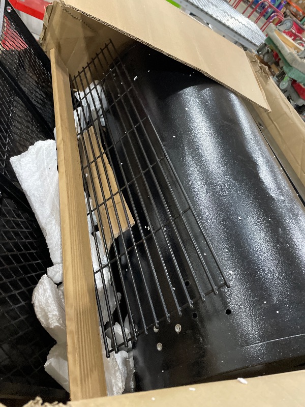 Photo 1 of ***********MISSING SMALL COMPONENTS, MINOR DINGS**************
Oakford 930 Wood Pellet Grill with 930 SQ In Cooking Area, Steel Wire Grates, I-Site View Indicator, Heavy Duty Pellet Smoker Grill with Bluetooth Connectivity - 910-0509