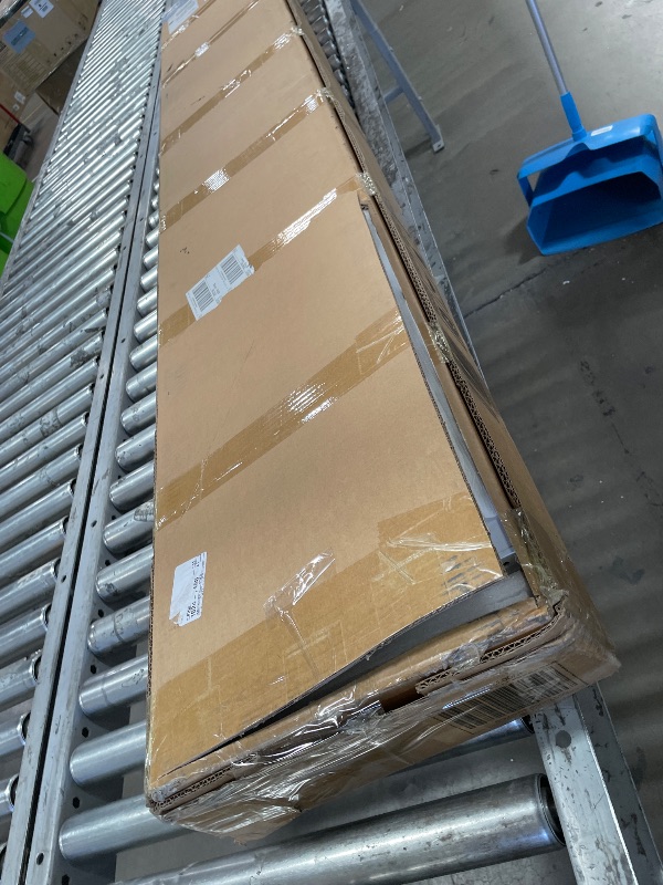 Photo 1 of ****PARTS ONLY PARTIAL SET *** White Full Loft Beds with Storage Wardrobe and Beside Shelves, Metal Loft Bed Full with Stairs, LED Lights and USB Ports, Heavy-duty Loft Bed Frame for Teens, Adults, Noise-free and Space-saving, white**