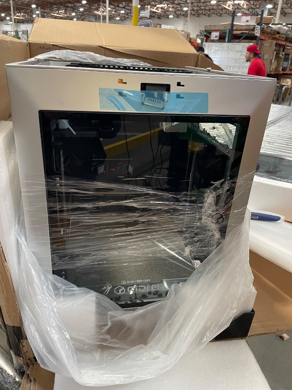 View 3 of (broken glass, sold major damage sold) QIDI Q2 3D Printer 2025 Upgrade, Enclosed FDM with 65? Heated Chamber, Ultra Air Filtration, 600mm/s High Speed, AI Camera, Full Auto Leveling, 270x270x256mm Build Volume, from Beginner to Expert