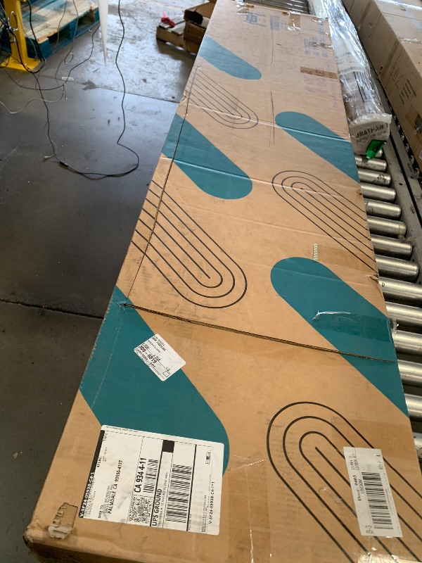 Photo 1 of ***********INCOMPLETE ITEM, THIS IS ONLY BOX #1 OUT OF 2 BOXES TOTAL***********
83" Modern Couch with Cup Holders, 3 Seater Couch with Comfy Pillow & Side Storage Pockets, Corduroyn Small Couch with Deep Seat Couch for Living Room, Bedroom, Apartment and