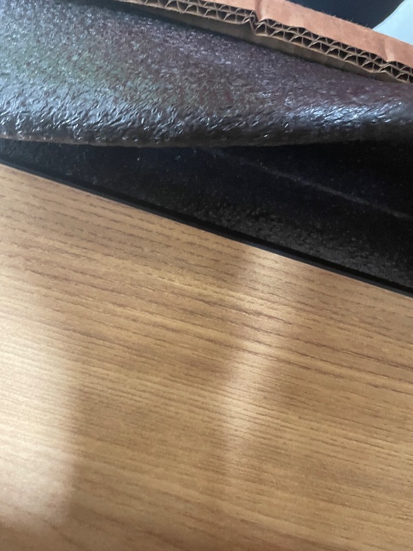 Photo 1 of *********ONLY THE TABLE TOP, LEGS NOT INCLUDED**************
FDP Rectangle (24 x 60 inch) Classroom Table with Adjustable Standard Swivel Glide Legs (19-30 in) School and Office Furniture - Pasadena Oak Top/Black Edge and Legs