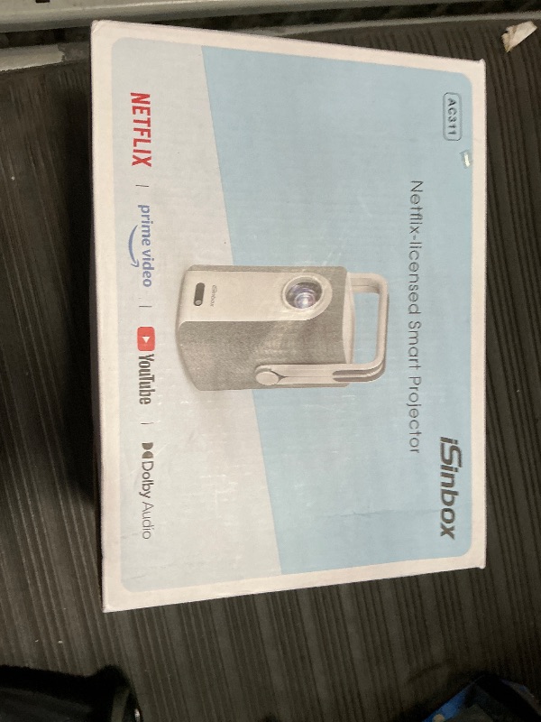 Photo 1 of [Short Throw/1200ANSI/Built in Apps] 4K Outdoor Projector with WiFi and Bluetooth, Auto Focus Projector with Dual-Mode Stand, Smart Portable Proyector with Netflix/YouTube/PrimeVideo & Dolby