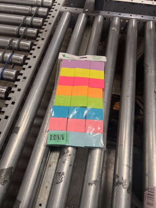 Photo 1 of (24 Pads) Sticky Notes 1.5x2 in, 8 Colors Post Self Sticky Notes Pad Its, Bright Post Stickies Colorful Sticky Notes for Office, Home, School, Meeting, 75 Sheets/pad