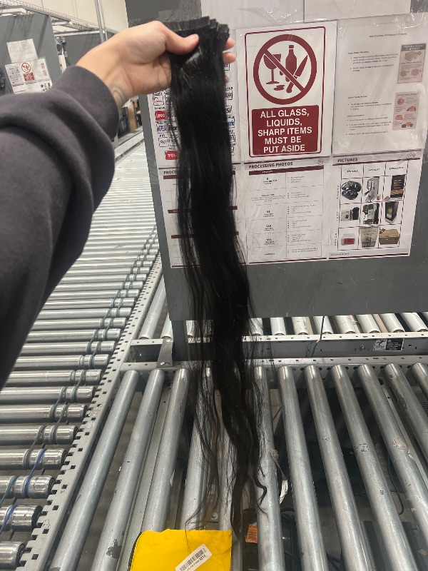 Photo 1 of #1B Natural Black Tape in Hair Extensions Human Hair,Natural Color Straight Remy Human Hair Extensions,30 Inch 45g 10 Pcs,Skin Weft Seamless Invisible, Silky Straight with Thick Ends, Remy Human Hair