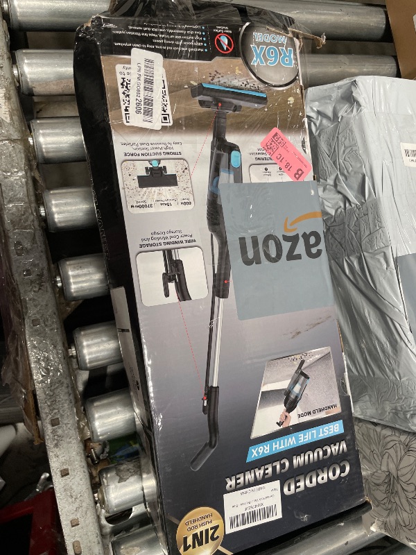 Photo 1 of ****PARTS ONLY ***** Vazone R6X Corded Stick Vacuum Cleaners for Home, 20Kpa Powerful Suction Stick Vacuum with 16Ft Cord, 2 in 1 Lightweight Handheld Vacuum Cleaner for Hardwood Floor Pet Hair