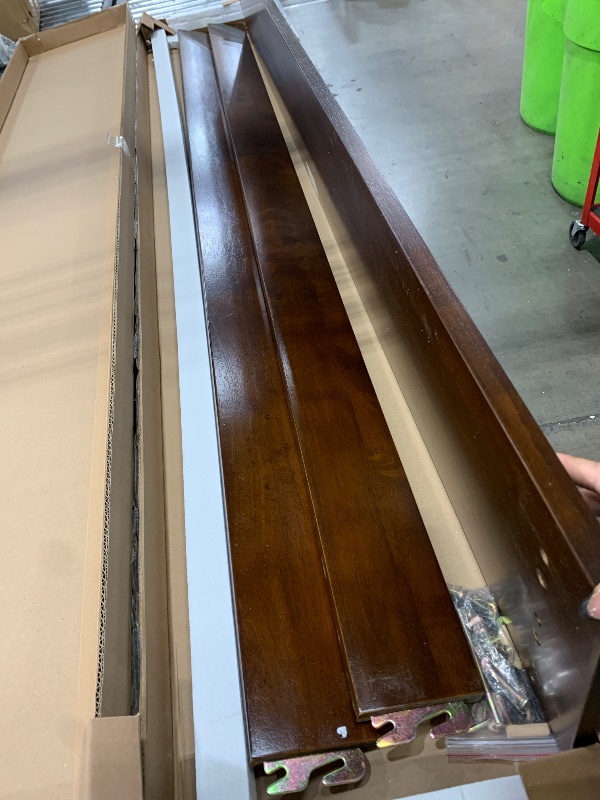 View 3 of ******PARTIAL SET , PARTS ONLY *** AFI, Orlando King Low Profile Wood Platform Bed, Walnut