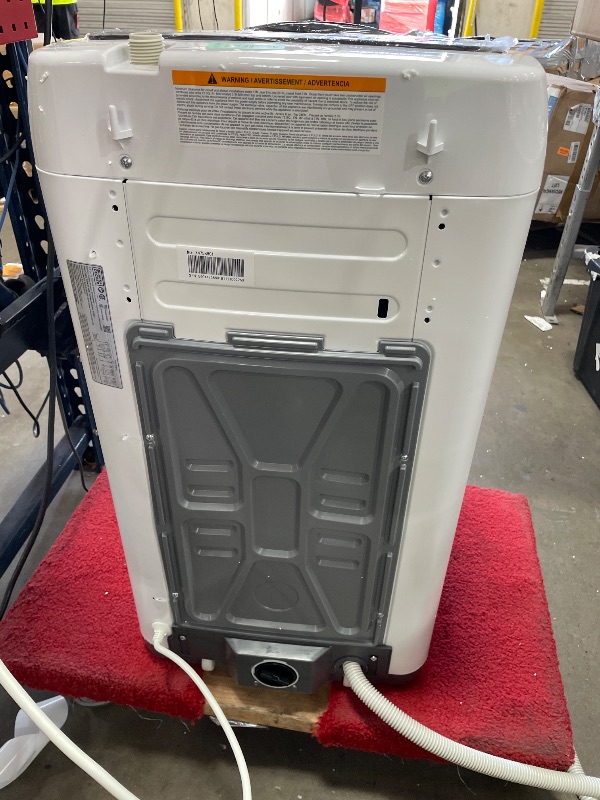 Photo 1 of (OUT OF BOX, MINOR LEAKING HOSE MINOR) FUNCTIONS* BLACK+DECKER 0.9 Cu. Ft. Portable Washer, 6.6 lb. Capacity Washing Machine for Homes & Apartments, 5 Wash Cycles, Quick Connect Sink Adapter and Drain Hose Included, LED Display, BPWM09W, White