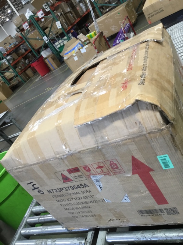 Photo 1 of (missing, sold as missing parts set)Unknown sectional sofa