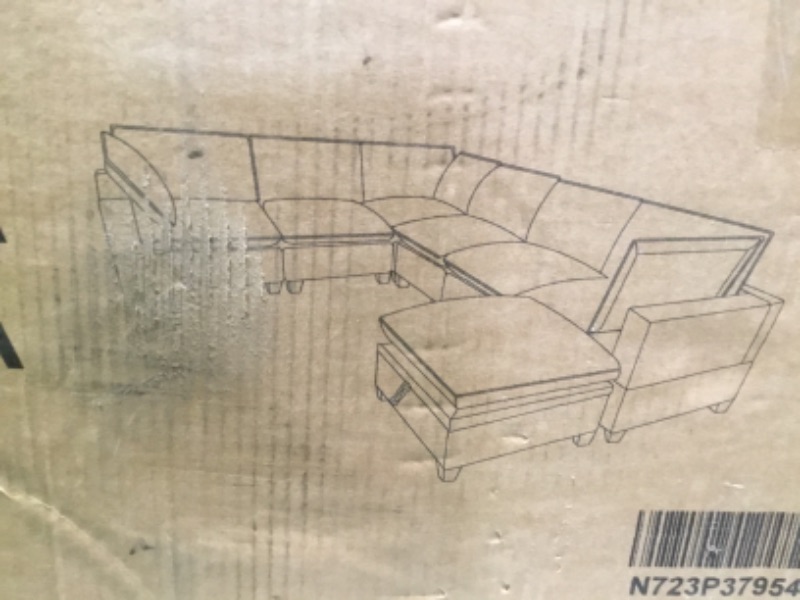Photo 1 of (missing, sold as missing parts set)Unknown sectional sofa