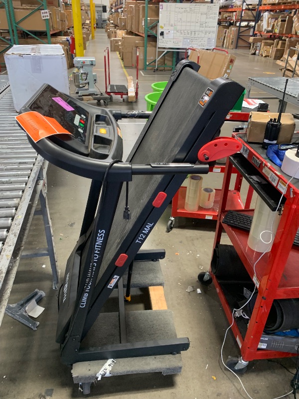 Photo 1 of (UNFUNCTIONAL SOLD FOR PARTS) Sunny Health & Fitness folding treadmill