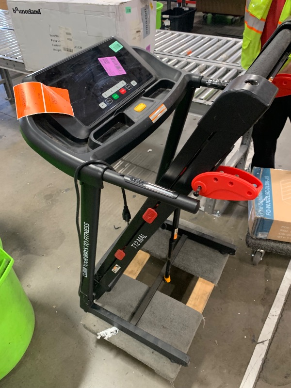 Photo 1 of (UNFUNCTIONAL SOLD FOR PARTS) Sunny Health & Fitness folding treadmill