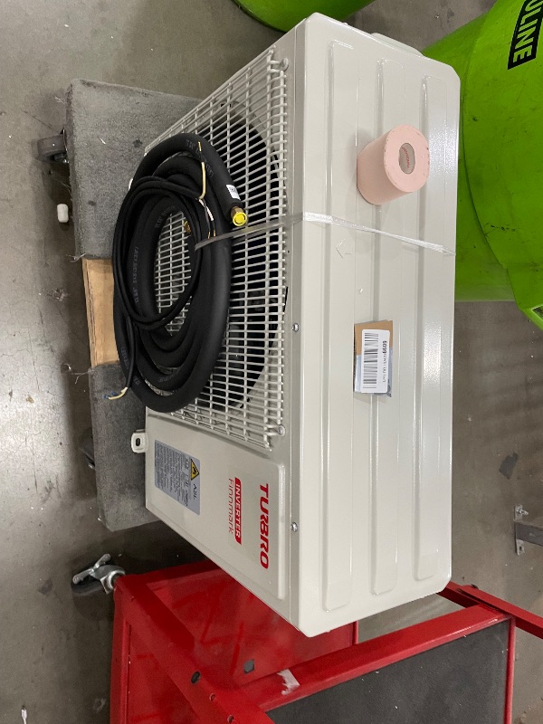 Photo 1 of **COMPRESSOR ONLY** TURBRO 9,000 BTU Ductless Mini Split AC with Heat Pump, Inverter Compressor, 19 SEER2, 115V, R32 Refrigerant, Pre-charged Evaporator, WiFi-Enabled, Works with App, AHRI Certified, Finnmark Series