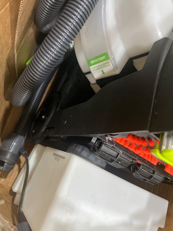 Photo 1 of **MISSING  PIECES** Bissell® Big Green® PET PRO Carpet Cleaner with 8 Row XL DirtLifter PowerBrush, 9-inch Long Reach Hose, 2 Upholstery Tools, Includes Pet Pro Oxy Urine Eliminator Formula
