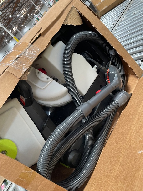 Photo 1 of **MISSING  PIECES** Bissell® Big Green® PET PRO Carpet Cleaner with 8 Row XL DirtLifter PowerBrush, 9-inch Long Reach Hose, 2 Upholstery Tools, Includes Pet Pro Oxy Urine Eliminator Formula