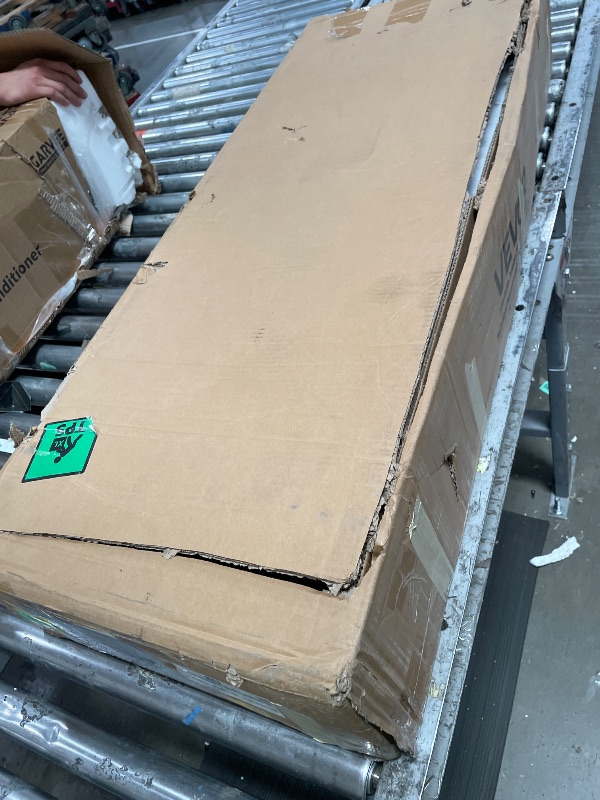 Photo 1 of **missing support structure rails and some hardware.** VEVOR Fixed Metal Awning 104 x 36 in, Window Awning Door Canopy, Stable Triangle Steel Frame Awnings for Doors Exterior Rain, Snow & Sunlight Protection for Door Entrance, Windows, Porches, Balconies